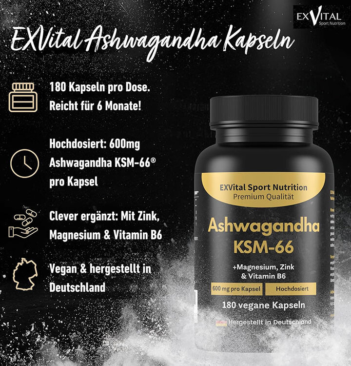 آشواگاندا اکسویتال - KSM-66 پریمیوم